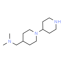 ChemSpider 2D Image | {[1,4'-bipiperidin]-4-ylmethyl}dimethylamine | C13H27N3