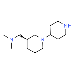 ChemSpider 2D Image | (1,4'-Bipiperidin-3-ylmethyl)dimethylamine | C13H27N3