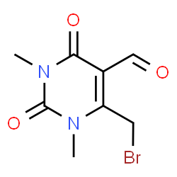 ChemSpider 2D Image | 4-(bromomethyl)-1,3-dimethyl-2,6-dioxopyrimidine-5-carbaldehyde | C8H9BrN2O3