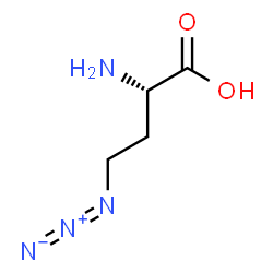 ChemSpider 2D Image | 4-Azido-L-2-aminobutyrate | C4H8N4O2