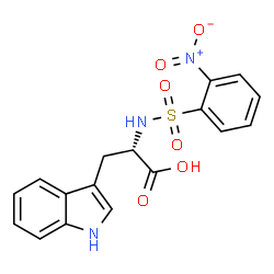 ChemSpider 2D Image | N-[(2-Nitrophenyl)sulfonyl]-L-tryptophan | C17H15N3O6S