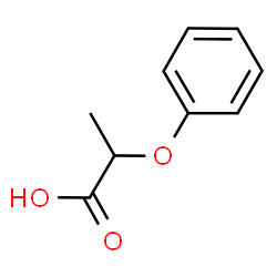 ChemSpider 2D Image | 2-Phenoxypropanoic acid | C9H10O3