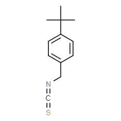 ChemSpider 2D Image | 1-(Isothiocyanatomethyl)-4-(2-methyl-2-propanyl)benzene | C12H15NS