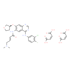 ChemSpider 2D Image | Afatinib dimaleate | C32H33ClFN5O11