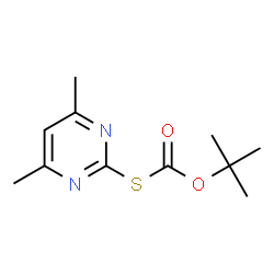 ChemSpider 2D Image | S-BOC-2-MERCAPTO-4,6-DIMETHYLPYRIMIDINE | C11H16N2O2S