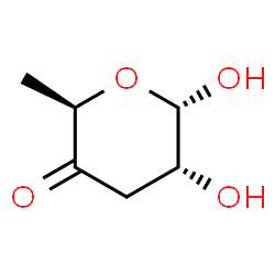 ChemSpider 2D Image | 3,6-Dideoxy-alpha-D-erythro-hexopyranos-4-ulose | C6H10O4