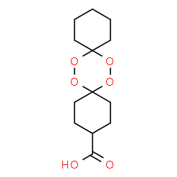 ChemSpider 2D Image | 7,8,15,16-Tetraoxadispiro[5.2.5.2]hexadecane-3-carboxylic acid | C13H20O6