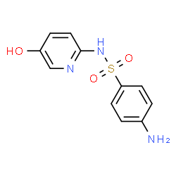 ChemSpider 2D Image | 4-Amino-N-(5-hydroxy-2-pyridinyl)benzenesulfonamide | C11H11N3O3S