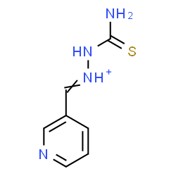 ChemSpider 2D Image | 2-Carbamothioyl-1-(3-pyridinylmethylene)hydrazinium | C7H9N4S