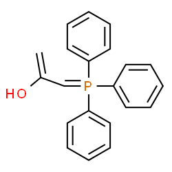 ChemSpider 2D Image | 3-(Triphenylphosphoranylidene)-1-propen-2-ol | C21H19OP