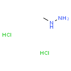 ChemSpider 2D Image | Methylhydrazine dihydrochloride | CH8Cl2N2