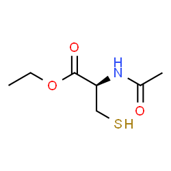 ChemSpider 2D Image | Ethyl N-acetyl-L-cysteinate | C7H13NO3S