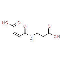 ChemSpider 2D Image | (2Z)-4-[(2-Carboxyethyl)amino]-4-oxo-2-butenoic acid | C7H9NO5