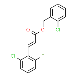 ChemSpider 2D Image | 2-Chlorobenzyl (2E)-3-(2-chloro-6-fluorophenyl)acrylate | C16H11Cl2FO2