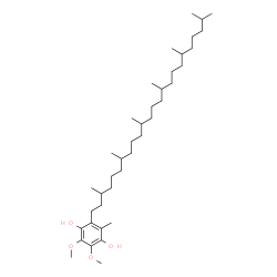 ChemSpider 2D Image | 2-(3,7,11,15,19,23-Hexamethyltetracosyl)-5,6-dimethoxy-3-methyl-1,4-benzenediol | C39H72O4