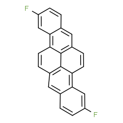ChemSpider 2D Image | 3,10-Difluorodibenzo[c,pqr]tetraphene | C24H12F2