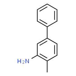 ChemSpider 2D Image | 5-Phenyl-o-toluidine | C13H13N