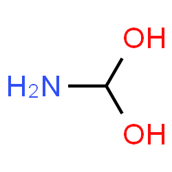 ChemSpider 2D Image | Aminomethanediol | CH5NO2