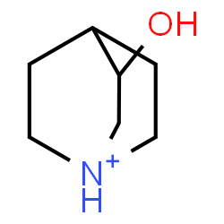 ChemSpider 2D Image | 3-Hydroxy-1-azoniabicyclo[2.2.2]octane | C7H14NO