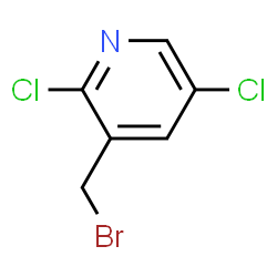 ChemSpider 2D Image | 3-(Bromomethyl)-2,5-dichloropyridine | C6H4BrCl2N