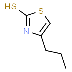 ChemSpider 2D Image | 4-Propyl-1,3-thiazole-2-thiol | C6H9NS2