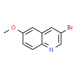 ChemSpider 2D Image | 3-Bromo-6-methoxyquinoline | C10H8BrNO