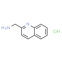 ChemSpider 2D Image | (2-Quinolyl)methylamine hydrochloride | C10H11ClN2