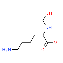 ChemSpider 2D Image | N~2~-(Hydroxymethyl)lysine | C7H16N2O3