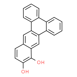 ChemSpider 2D Image | Benzo[f]tetraphene-10,11-diol | C22H14O2