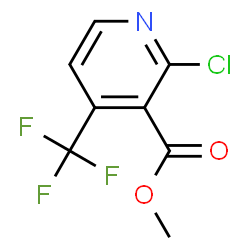 ChemSpider 2D Image | Methyl 2-chloro-4-(trifluoromethyl)nicotinate | C8H5ClF3NO2