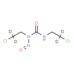 ChemSpider 2D Image | 1,3-Bis[2-chloro(2,2-~2~H_2_)ethyl]-1-nitrosourea | C5H5D4Cl2N3O2