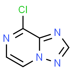 ChemSpider 2D Image | 8-Chloro[1,2,4]triazolo[1,5-a]pyrazine | C5H3ClN4