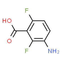ChemSpider 2D Image | 3-Amino-2,6-difluorobenzoic acid | C7H5F2NO2