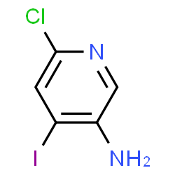 ChemSpider 2D Image | 6-Chloro-4-iodo-3-pyridinamine | C5H4ClIN2