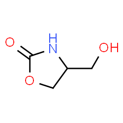 ChemSpider 2D Image | 4-hydroxymethyl-2-oxazolidinone | C4H7NO3