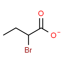 ChemSpider 2D Image | 2-Bromobutanoate | C4H6BrO2