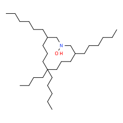 ChemSpider 2D Image | 2-Hexyl-N-(2-hexyldecyl)-N-hydroxy-1-decanamine | C32H67NO