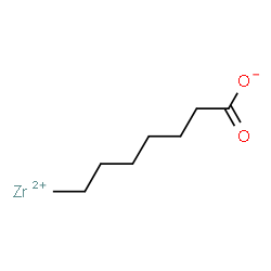 ChemSpider 2D Image | Octanoate, zirconium(2+) salt (1:1) | C8H15O2Zr