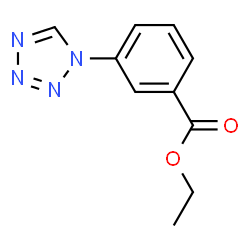 ChemSpider 2D Image | Ethyl 3-(1H-tetrazol-1-yl)benzoate | C10H10N4O2