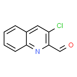ChemSpider 2D Image | 3-Chloro-2-quinolinecarbaldehyde | C10H6ClNO