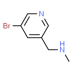 ChemSpider 2D Image | [(5-bromopyridin-3-yl)methyl](methyl)amine | C7H9BrN2