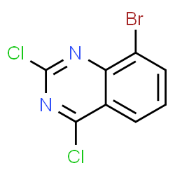 ChemSpider 2D Image | 8-Bromo-2,4-dichloroquinazoline | C8H3BrCl2N2