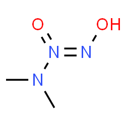 ChemSpider 2D Image | 1-Hydroxy-3,3-dimethyl-1-triazene 2-oxide | C2H7N3O2