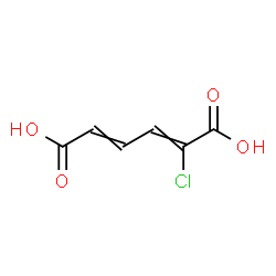 ChemSpider 2D Image | 2-chloromuconic acid | C6H5ClO4