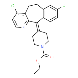 ChemSpider 2D Image | 4-CHLOROLORATADINE | C22H22Cl2N2O2