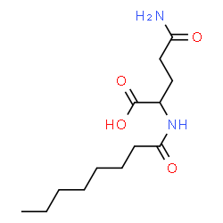 ChemSpider 2D Image | N~2~-Octanoylglutamine | C13H24N2O4