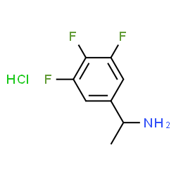 ChemSpider 2D Image | 1-(3,4,5-Trifluorophenyl)ethanamine hydrochloride (1:1) | C8H9ClF3N