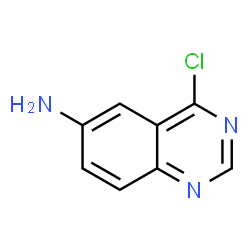ChemSpider 2D Image | 4-Chloro-6-quinazolinamine | C8H6ClN3