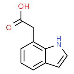 ChemSpider 2D Image | 1H-Indol-7-ylacetic acid | C10H9NO2