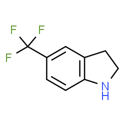 ChemSpider 2D Image | 5-Trifluoromethylindoline | C9H8F3N